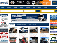 Tablet Screenshot of caminhoesecarreta.com.br